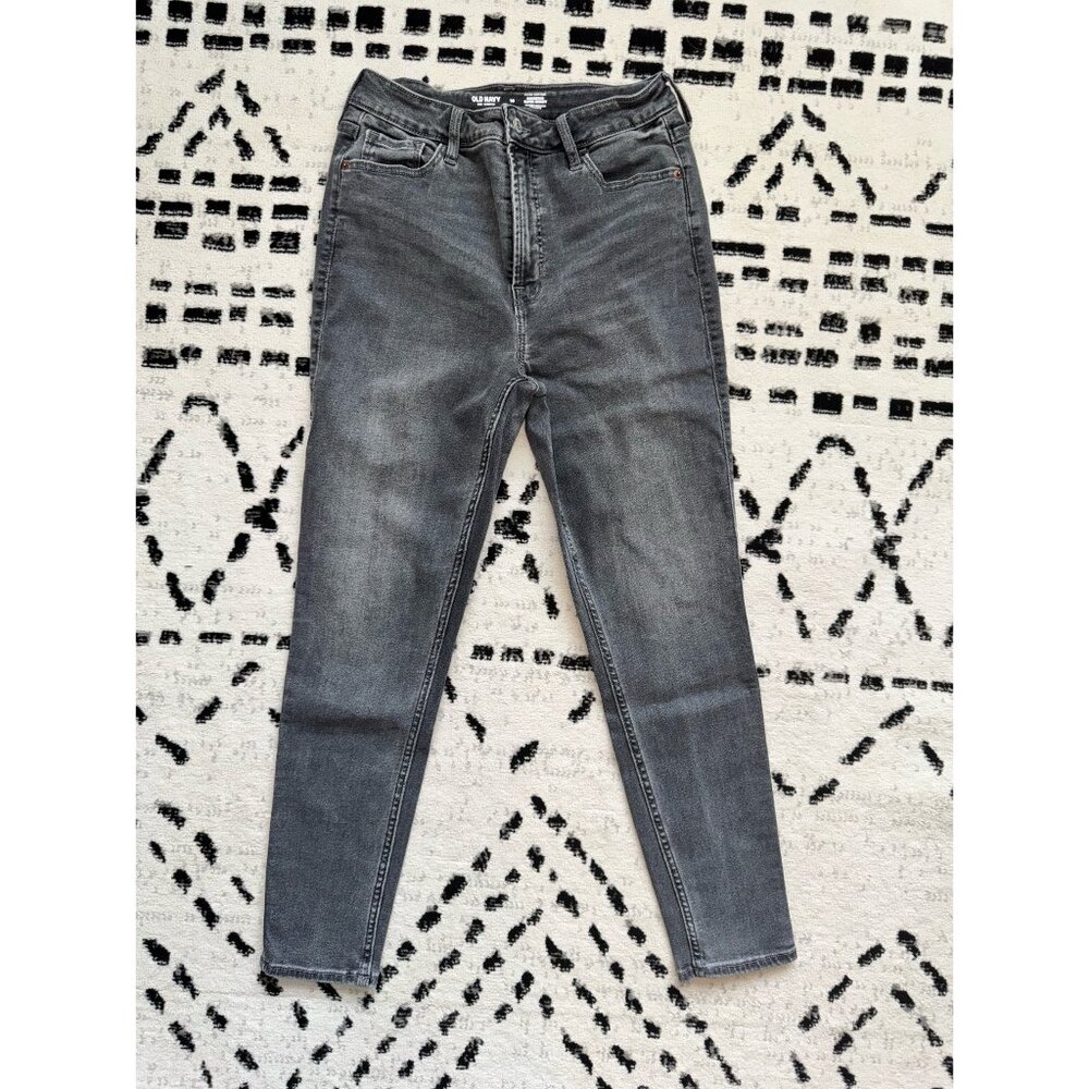 Old Navy 360 Stretch Extra High-Rise Rockstar Super Skinny Jeans; Size 10